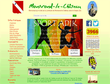 Tablet Screenshot of montrond-le-chateau.fr
